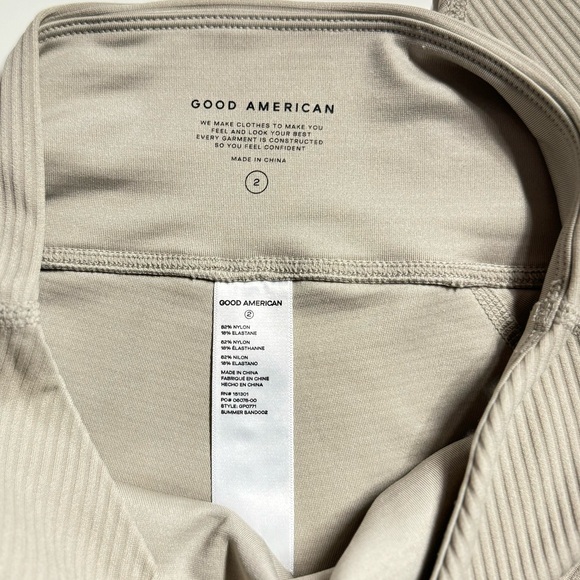 Good American ANGELED RIB LEGGING Size 2 - Picture 10 of 10